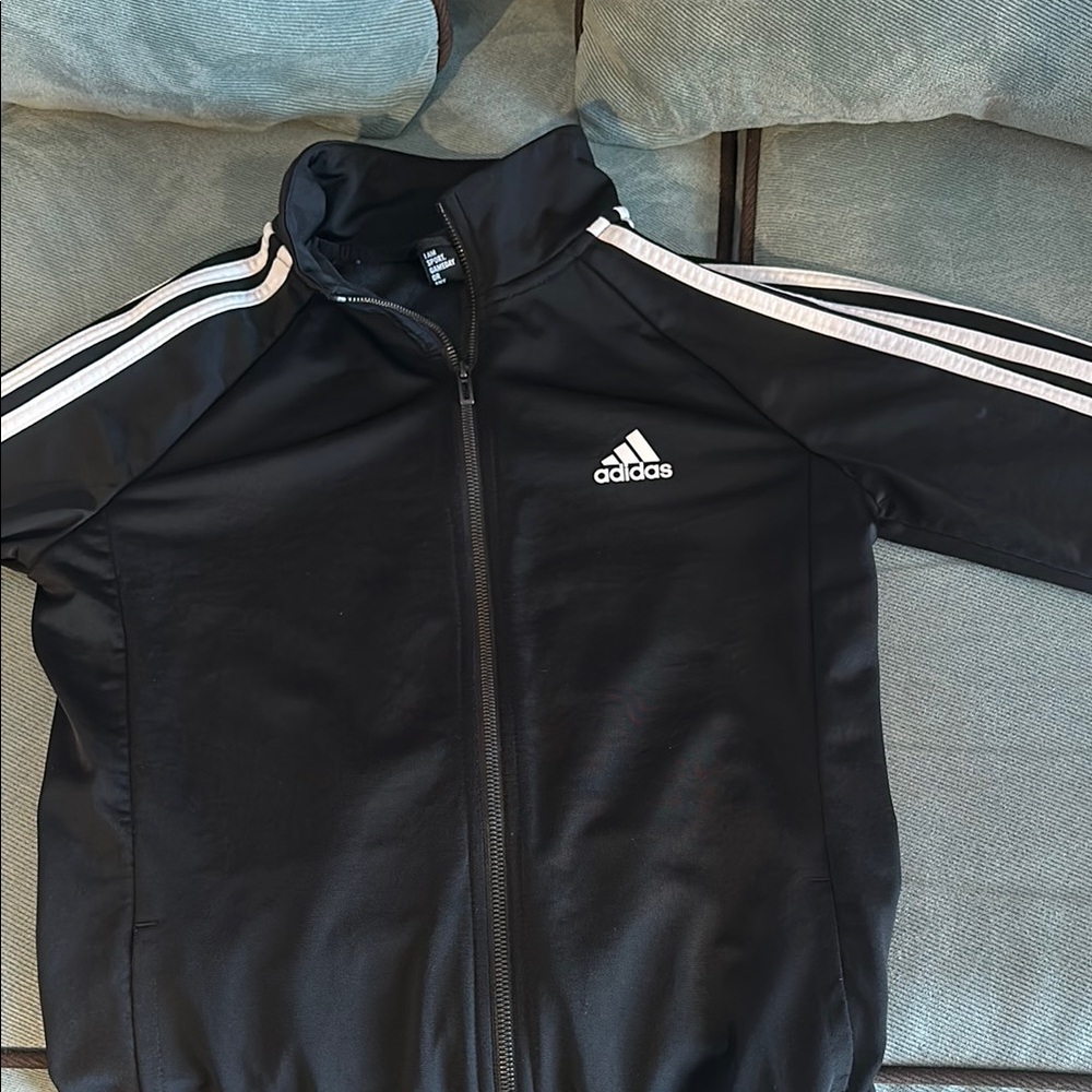 Adidas Black Zip-Up Jacket